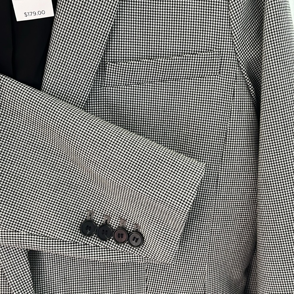 Women’s Ann Taylor Houndstooth Jacket - Picture 4 of 7